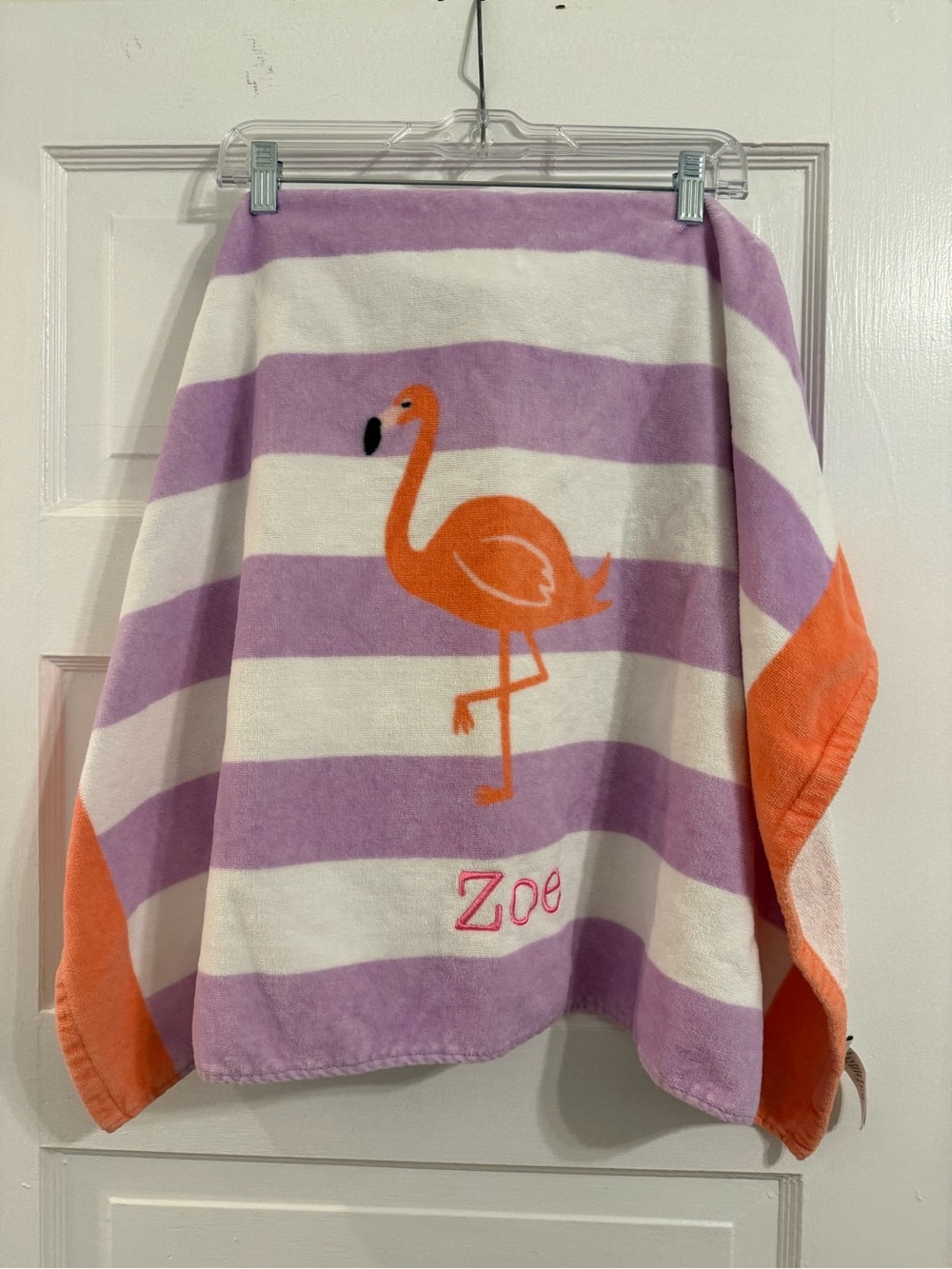 Pottery Barn Kids Towel Monogram Zoe